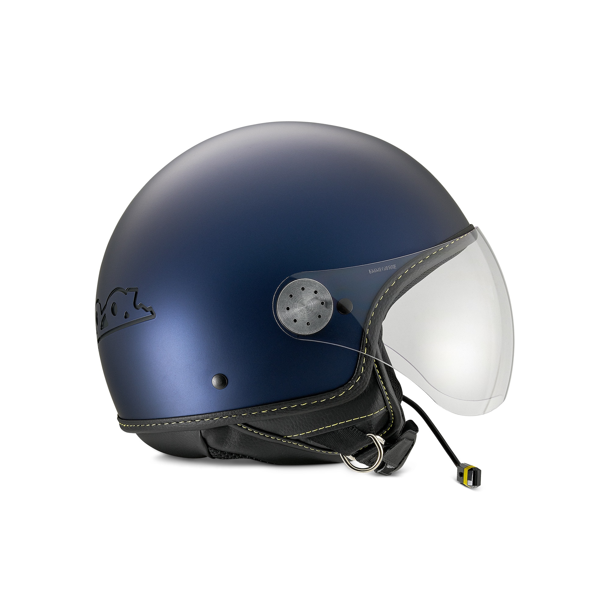 Vespa Jet Helmet Visor 4.0 Blue Energico - Bluetooth
