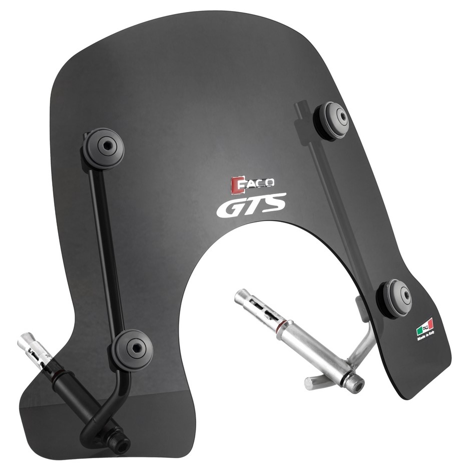 Half-height windshield for Vespa GTS/GTS Super/GT/GT L 125-300cc, tinted