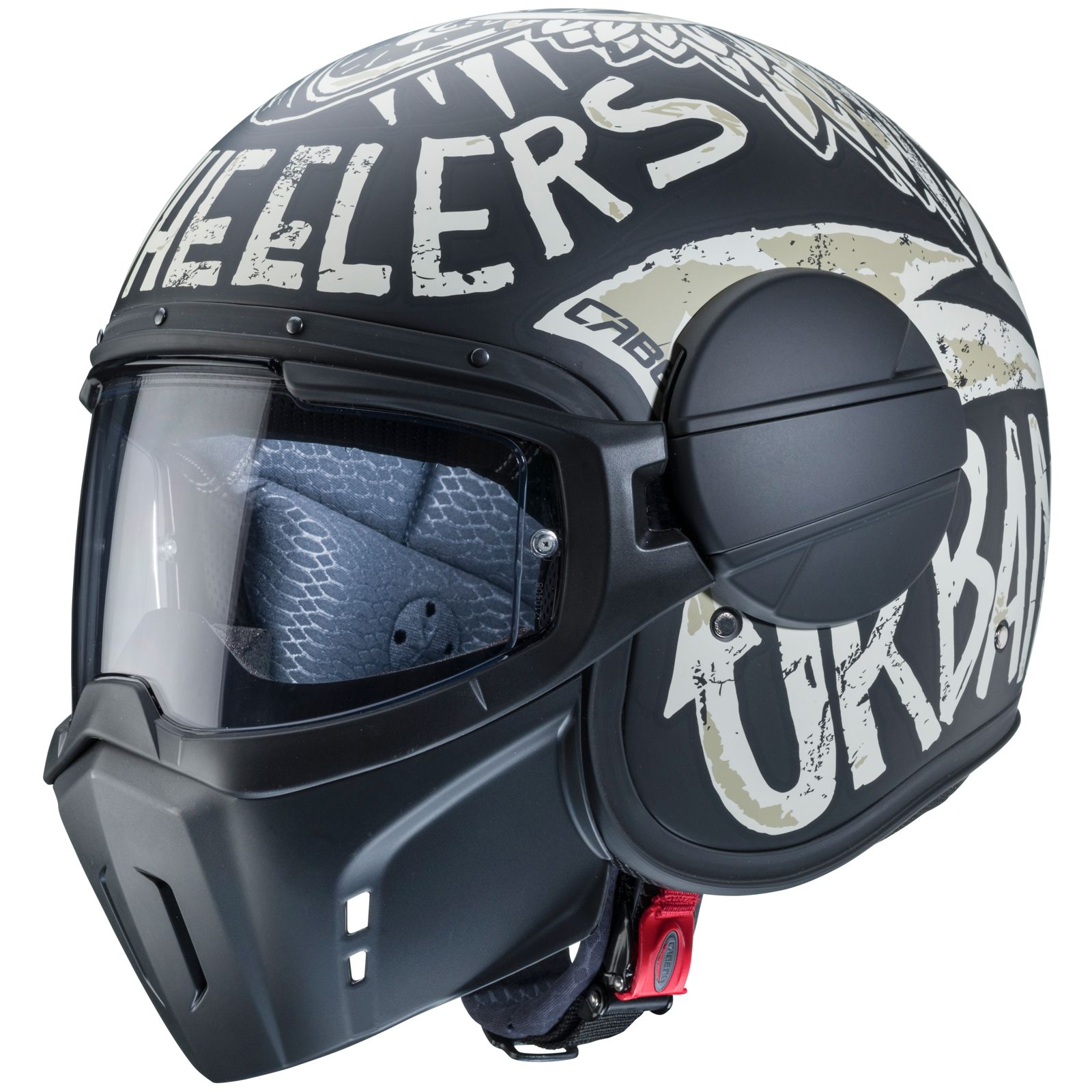 Caberg helmet Ghost Nuke, matte black / gray