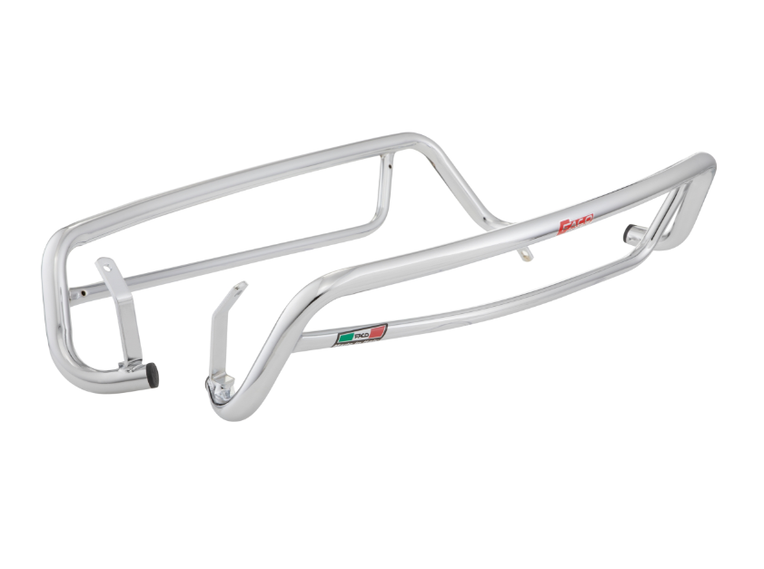 Crash bar side hood rear for Vespa GTS 300cc HPE ('19-), chrome