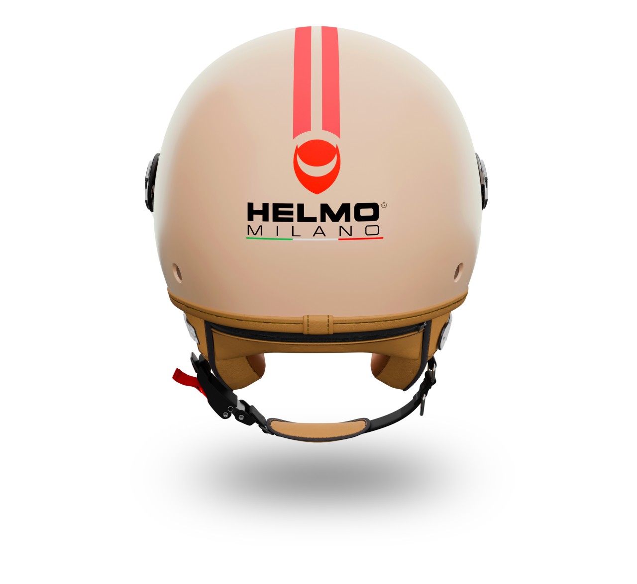 Helmo Milano Demi Jet Veloce red matt