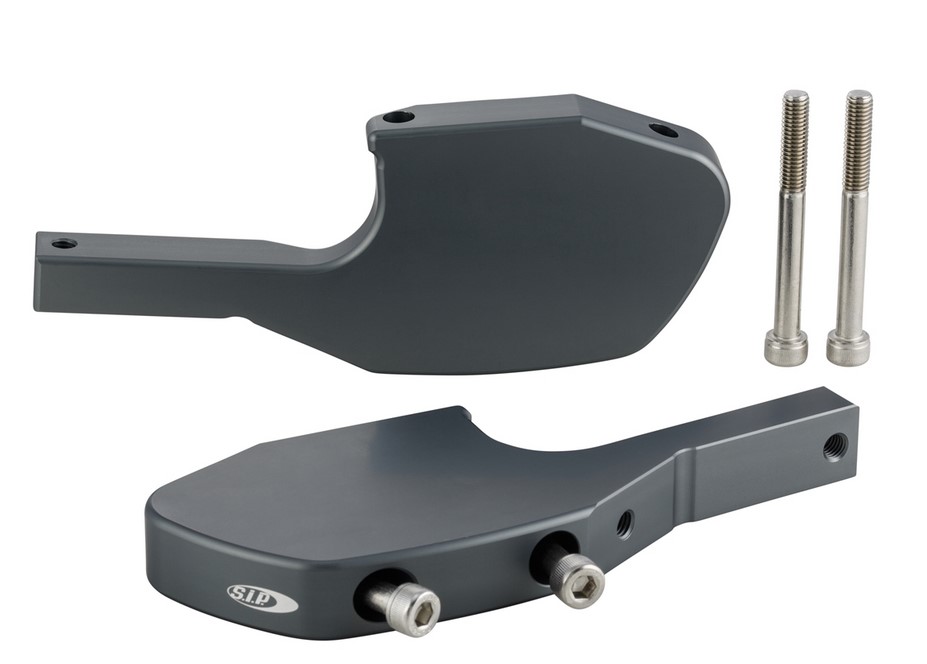 Footrest adapter pillion for Vespa GTS/GTS Super/GTV/GT 60/GT/GT L 125-300ccm, gray matt