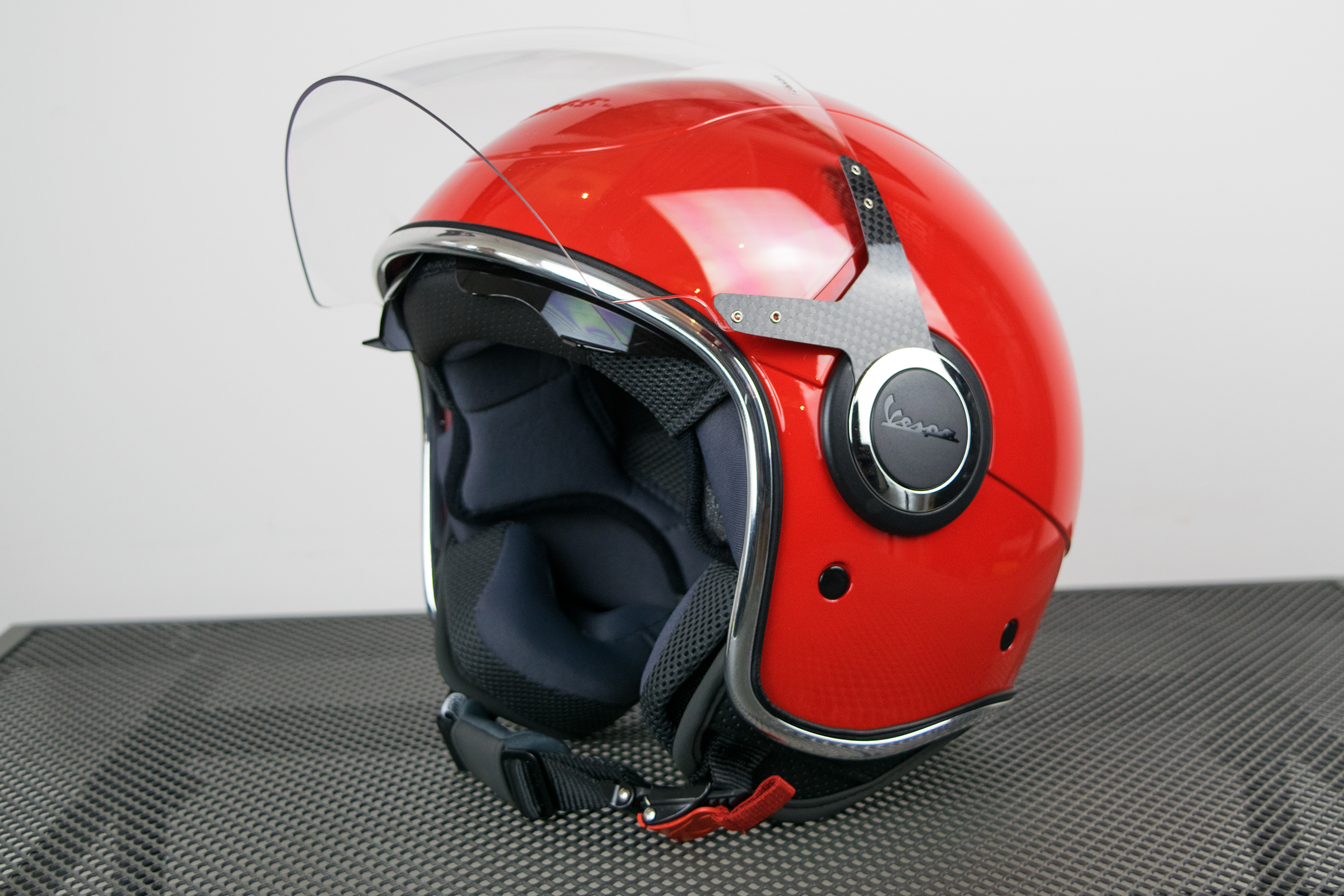 Vespa jet helmet VJ red