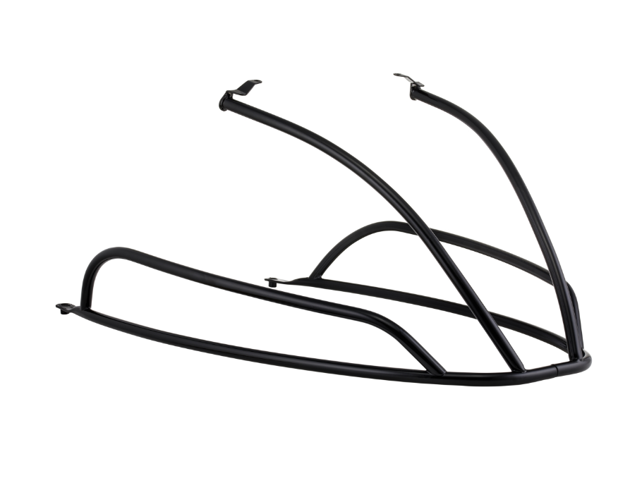 Crash bar side cover for Vespa Primavera/Sprint/Elettrica 50-150ccm, glossy black