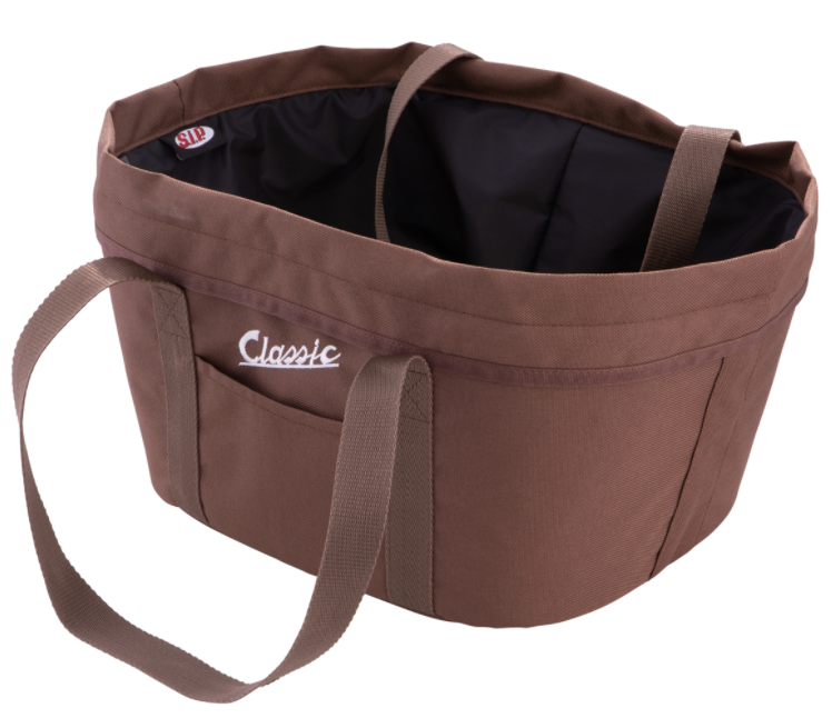 Luggage basket Classic for Vespa, dark brown