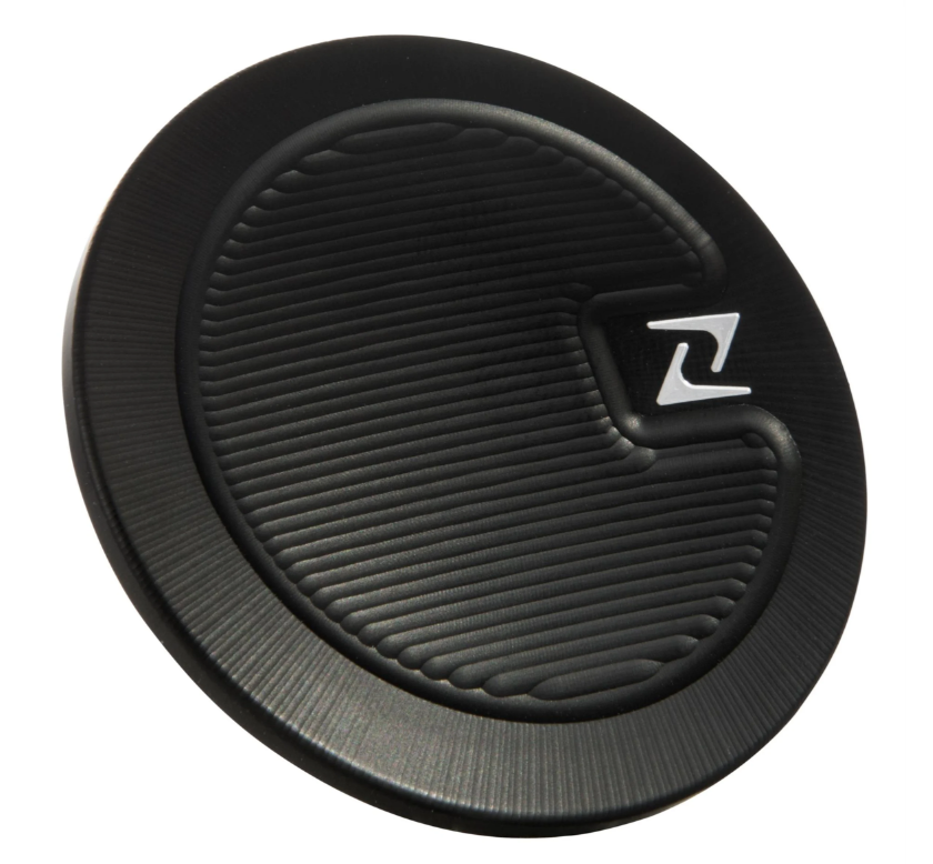 Dust cap brake drum / wheel hub front for Vespa, black matt