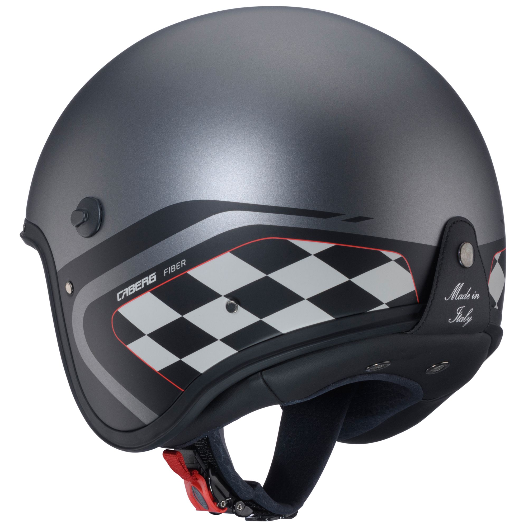 Caberg helmet Freeride X Daytona matt-gun metallic/black-white