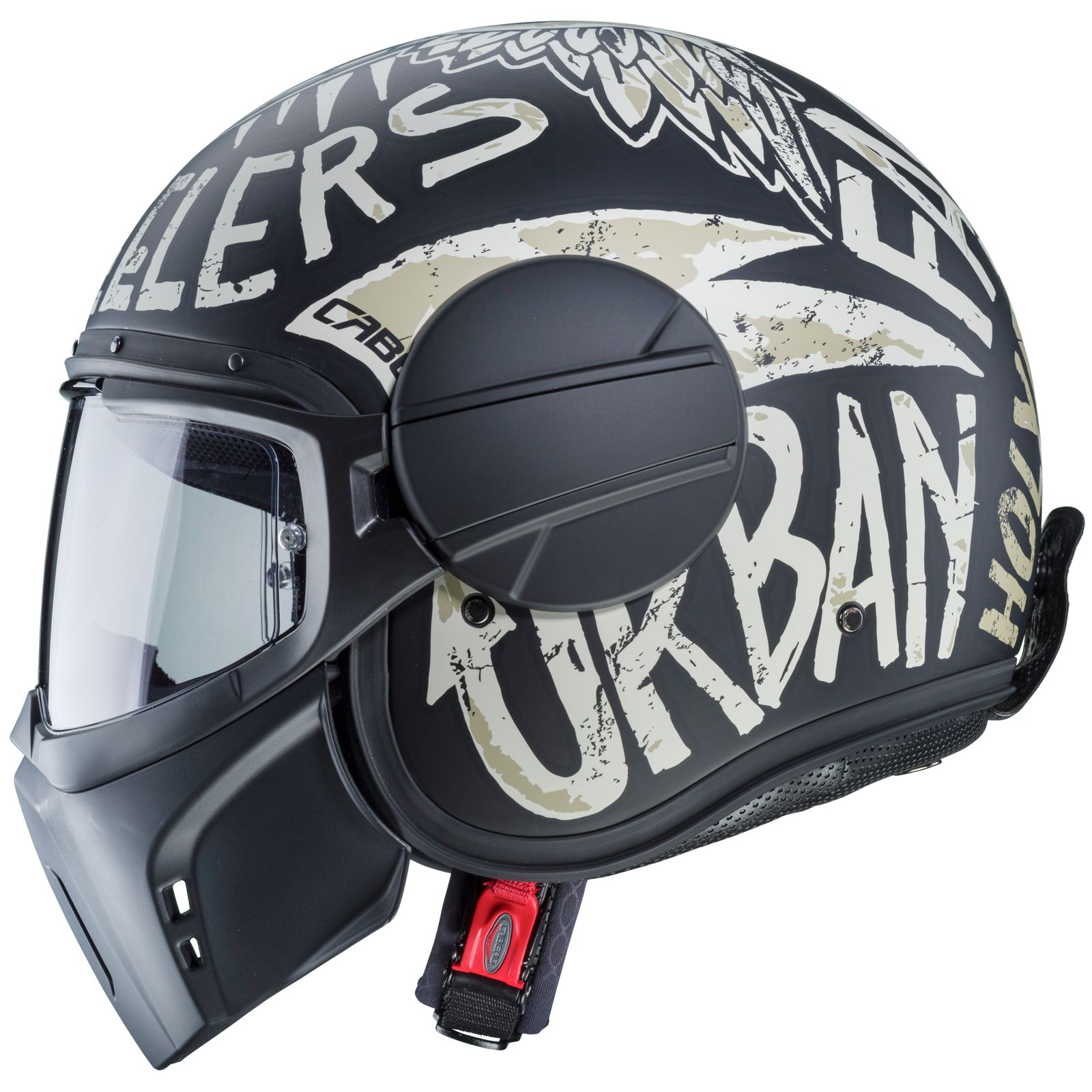 Caberg helmet Ghost Nuke, matte black / gray
