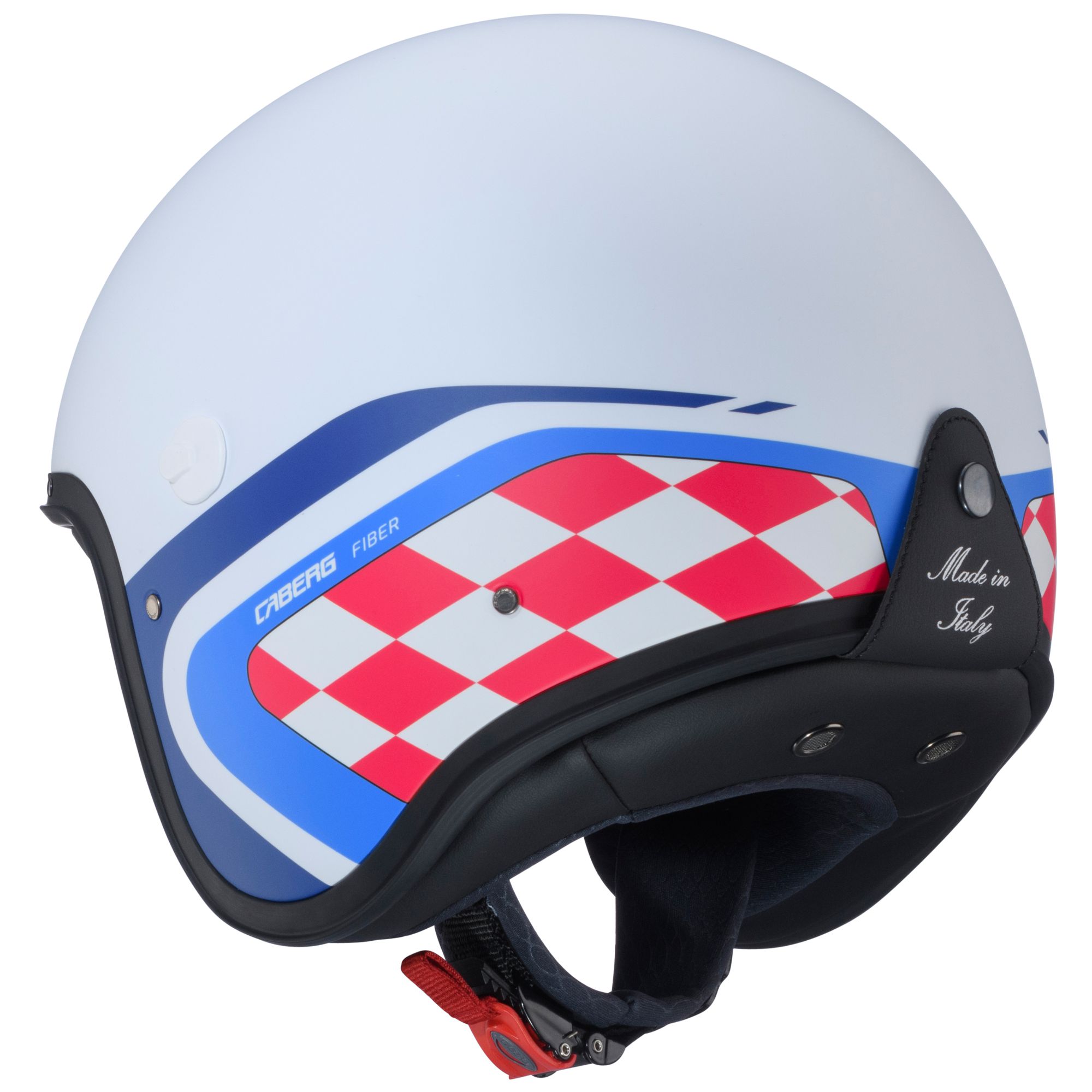 Caberg helmet Freeride X Daytona matt-white/blue-red