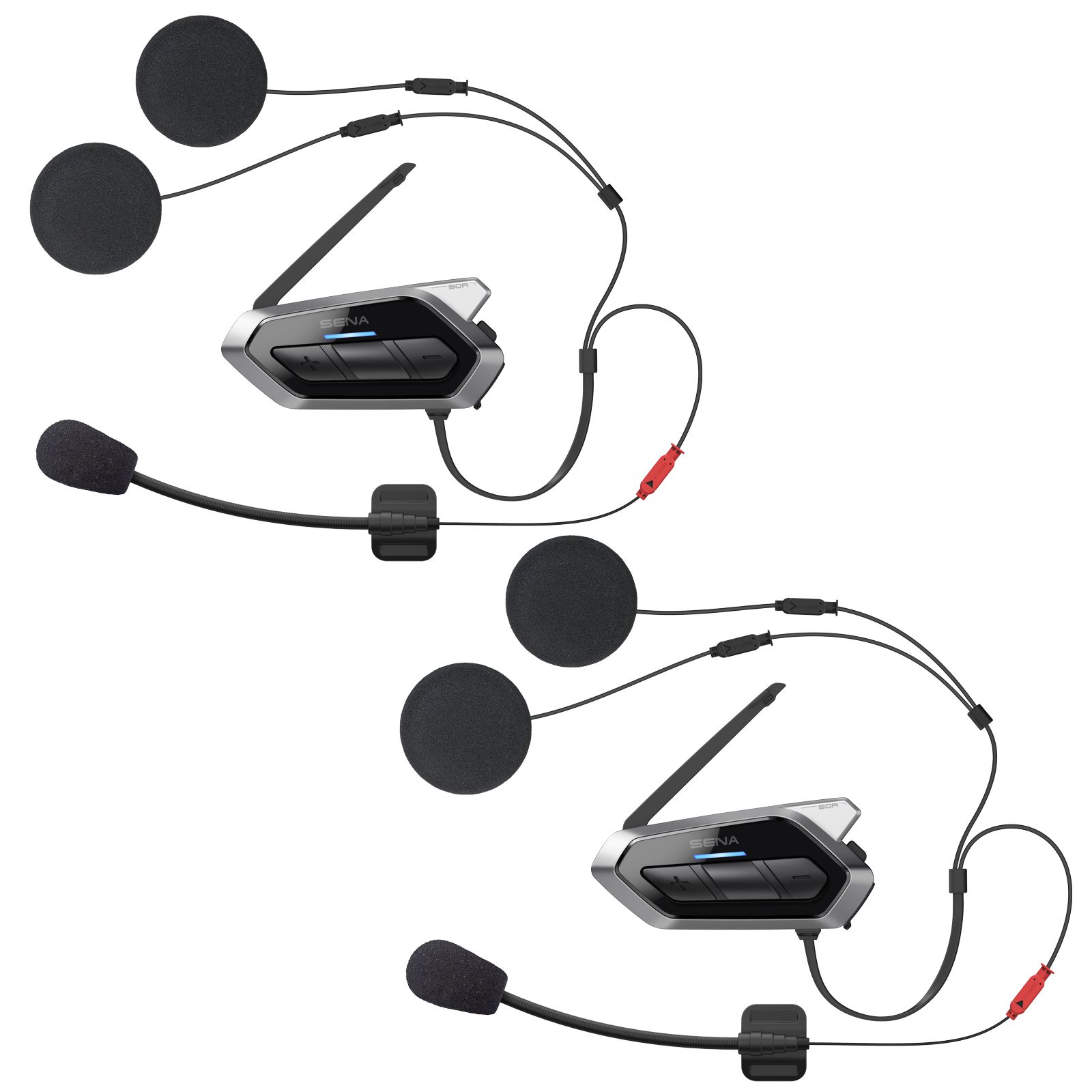 SENA 50R Doppelset - Sound by Harman Kardon - Bluetooth communication system for motorcycles