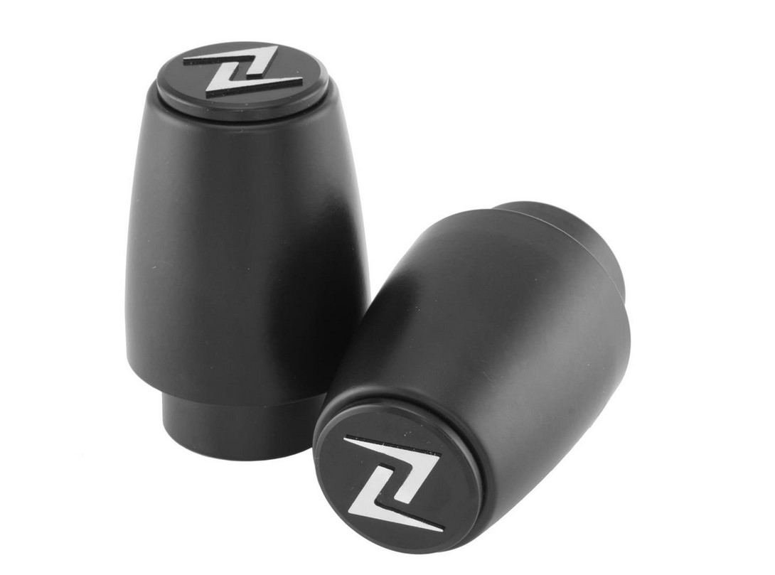 Handlebar end weights ZELIONI for Vespa, pair, black matt
