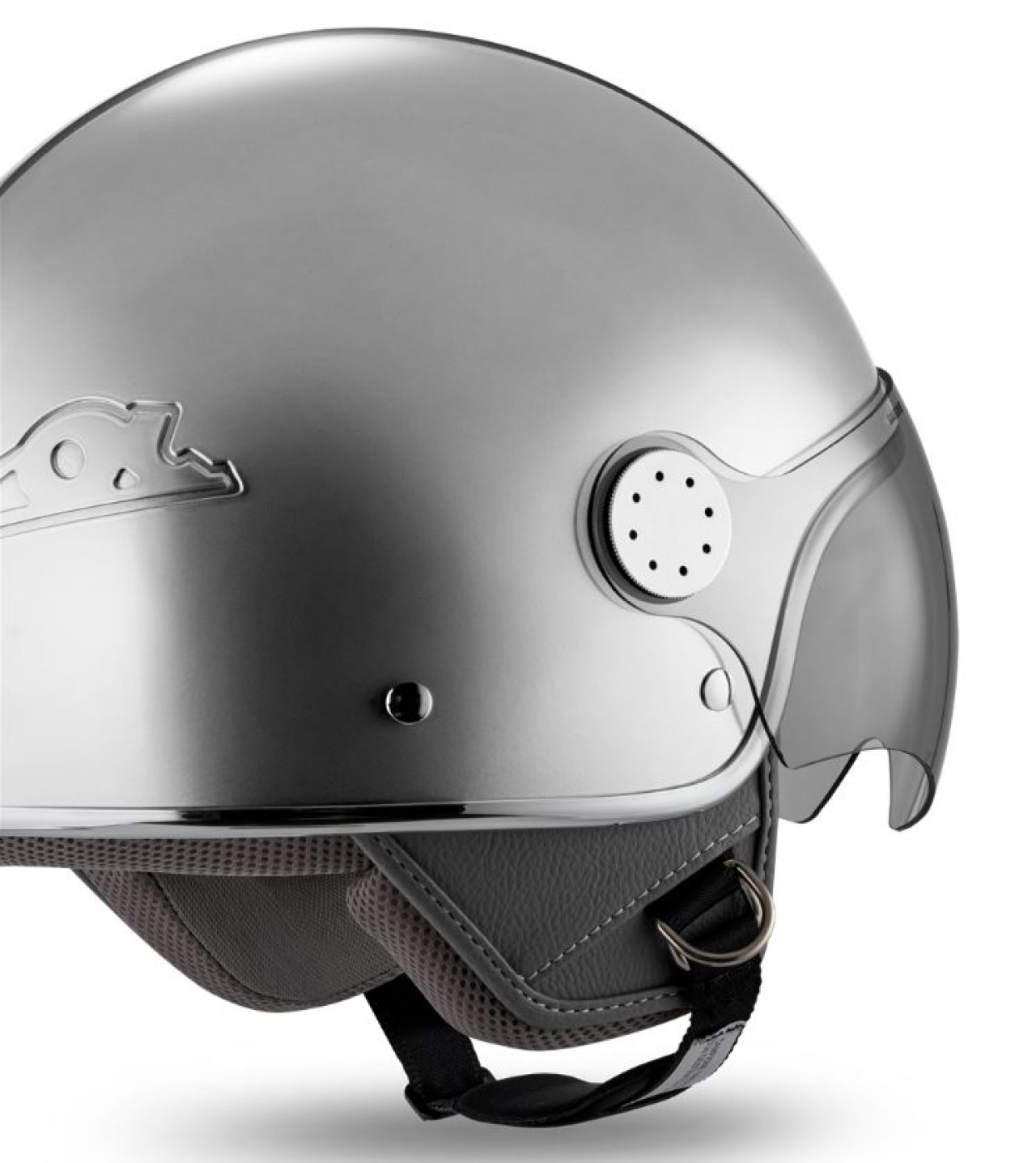 Vespa jet helmet Visor 4.0 DEC Blade silver matt