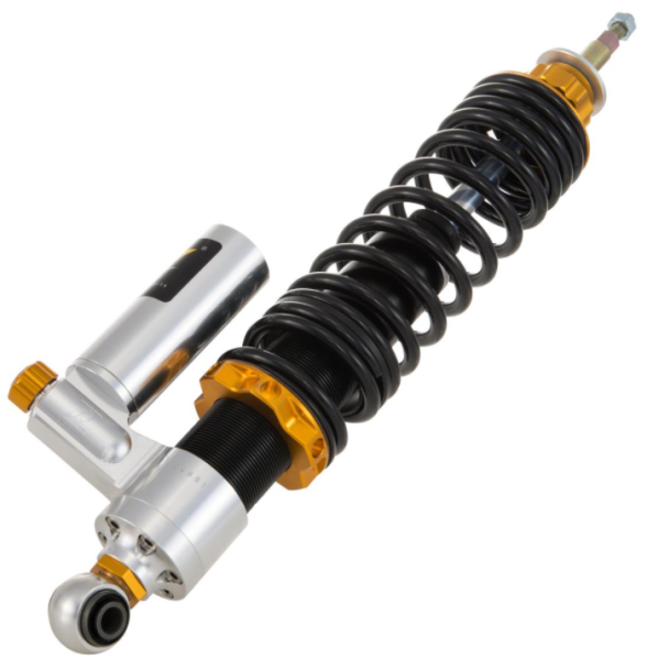 Rear shock absorber for Vespa Primavera/​Sprint 125 -150ccm ('14-), silver/orange/black