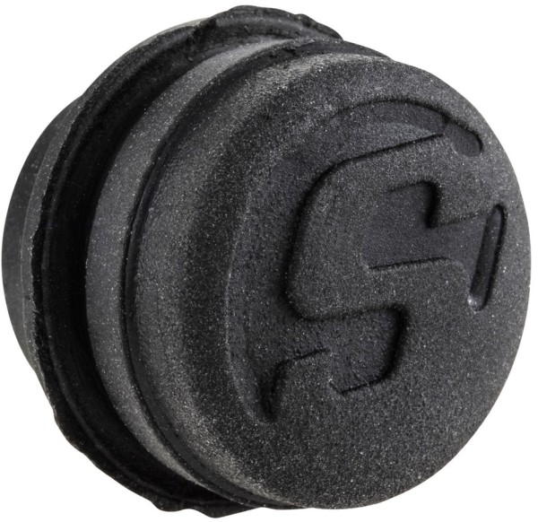 Cover cap for bar end weights, black