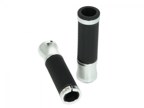 Alu-Rub grips silver for Vespa GTS / GTV / GT / Sei Giorni
