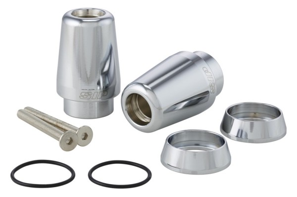 Handlebar end weights for Vespa GTS/​GTS Super/​GTV/​GT 60/​GT/​GT L 125-300ccm, chrome