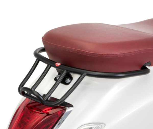 Luggage rack/pillion grab bar black matt for Vespa Primavera/​Sprint 50-150ccm 2T/​4T AC