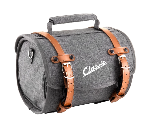 Bag "Classic" small for Vespa, nylon, gray