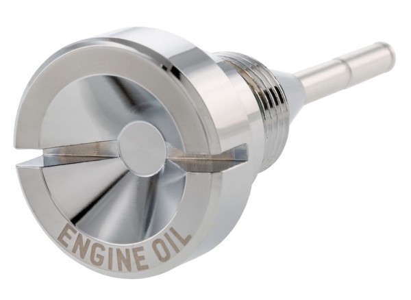 Oil filler screw engine oil for Vespa, chrome