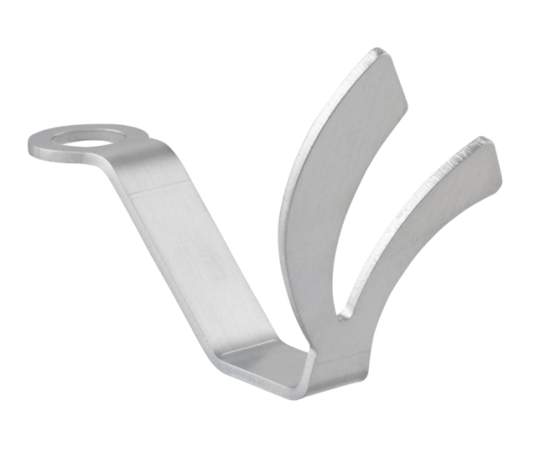 Helmet hook, under seat for Vespa, silver