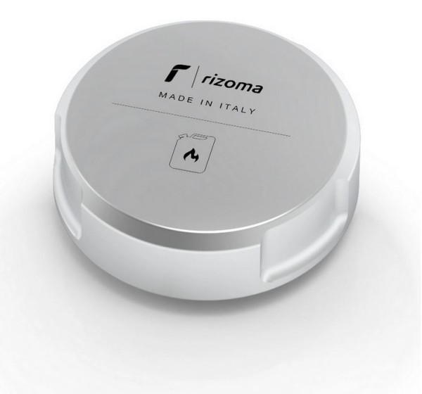 Tank cap RIZOMA for Vespa, silver