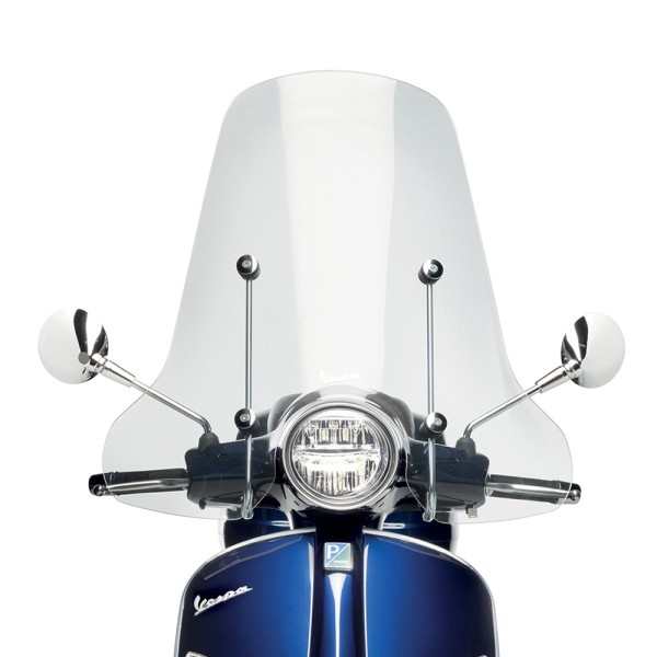 High windshield with bracket Vespa GTS / Super (HPE & SuperTech) original Vespa