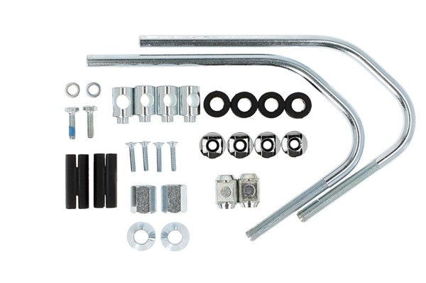 Original black bracket for Vespa Sprint S Elettrica 45 windshield