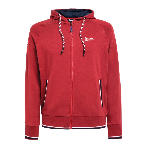 Vespa Sweat Shirt Modernist cotton jacket men red