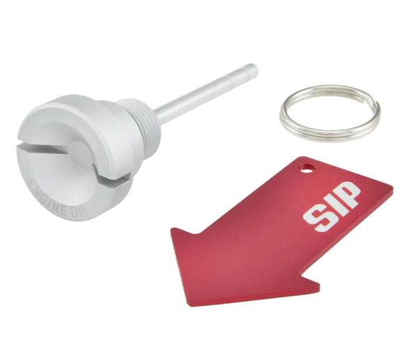 Oil filler plug engine oil for Vespa GTS Super 125cc 4T LC Euro 3 (09-16), silver matt