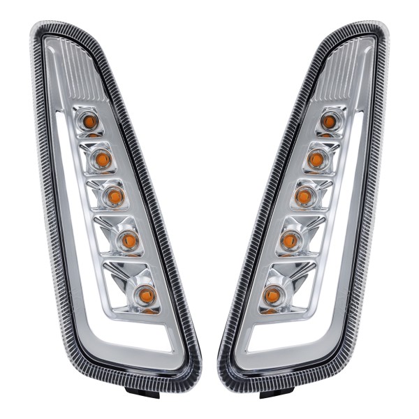 Indicator kit front left / right LED clear for Vespa Primavera /​ Sprint 125-150cc SIP Style