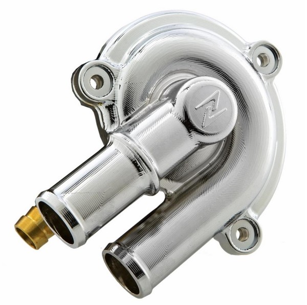 Water pump cover for Vespa GTS/​GTS Super/​GTV/​GT 60/​GT/​GT L 125-300ccm 4T LC, chrome