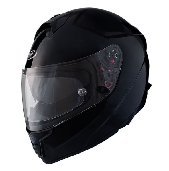 Shiro full face helmet, SH351, Fiber, black