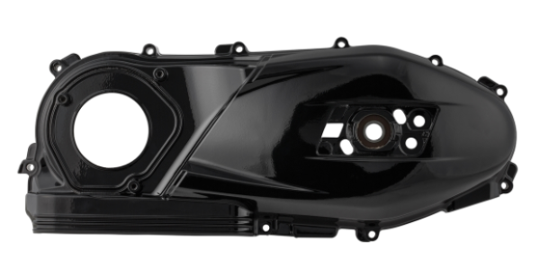 Vario cover for Vespa GTS/​GTS Super 125/​150ccm 4T LC iGet (Euro4), black high gloss