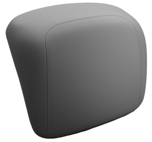Original backrest for Vespa GTS/GTV top case - gray, gray stitching
