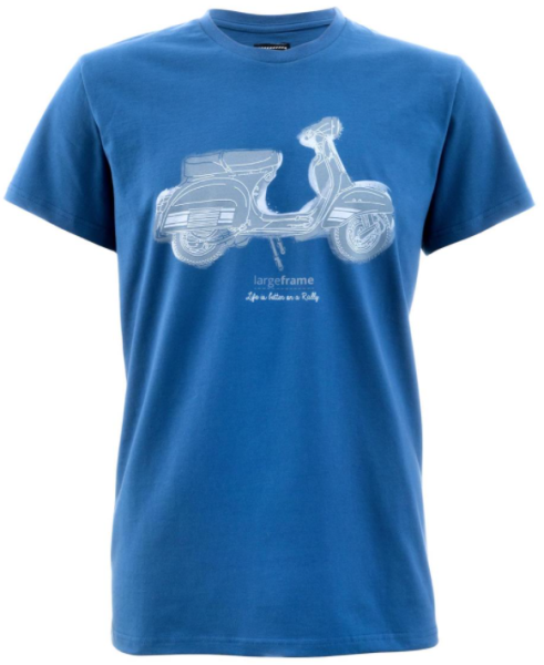 "Life is better on a Rally" t-shirt, blue