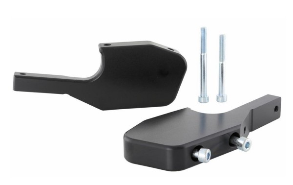 Passenger footrest adapter for Vespa GTS/​GTS Super/​GTV/​GT 60/​GT/​GT L 125-300ccm, glossy black