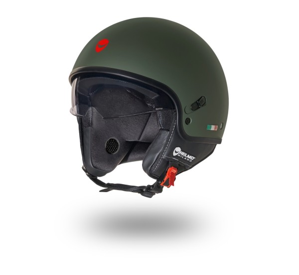 Helmo Milano Demi Jet Puro Slider green matt