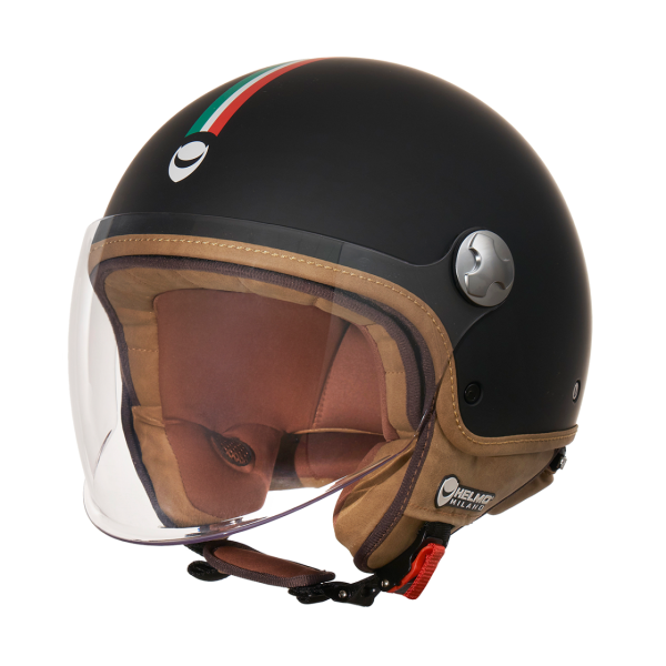 Helmo Milano Demi Jet, Veloce, black matt