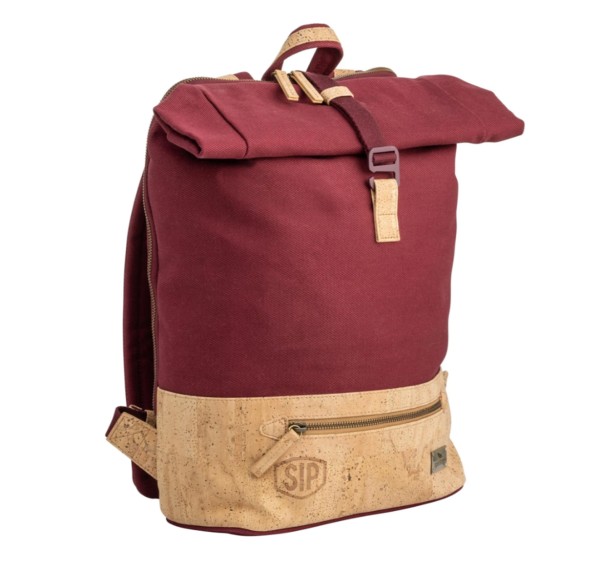 Backpack Sperling VESPA Rider Night "SIP Edition" - wine red / cork