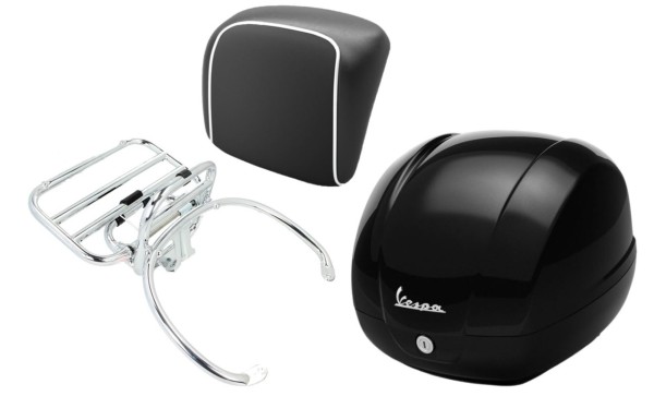 Original top case 36L for Vespa GTS 125/310 and GTV 310 - dark blue / 288/A