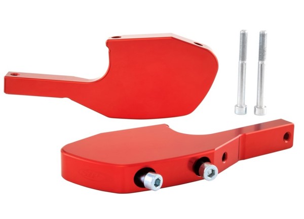 Passenger footrest adapter for Vespa GTS/​GTS Super/​GTV/​GT 60/​GT/​GT L 125-300ccm, red