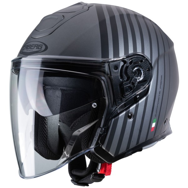 Caberg Helmet Flyon Bakari, matte gun / black