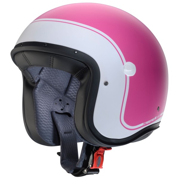 Caberg helmet Freeride X Imola matt fuchsia/white