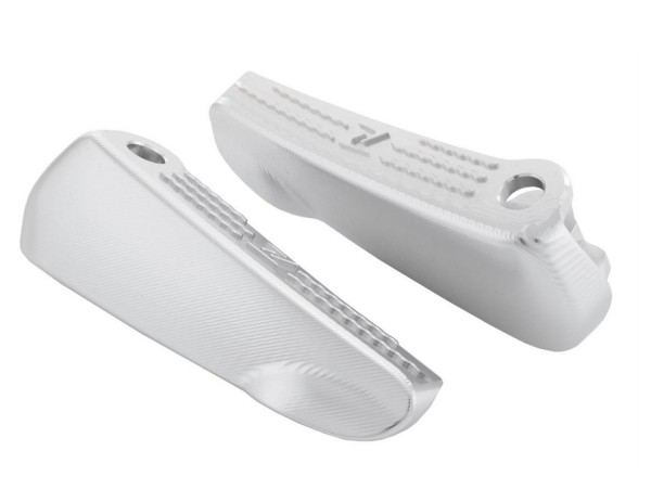 Footrests, right and left for Vespa GTS/​GTS Super/​GTV/​GT 60/​GT/​GT L 125-300ccm, silver