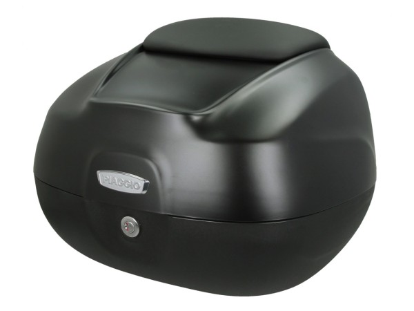 37L Top Case with Backrest for Piaggio MP3 HPE Maxi 400 Sport / Maxi 530 Exclusive - Matte Black