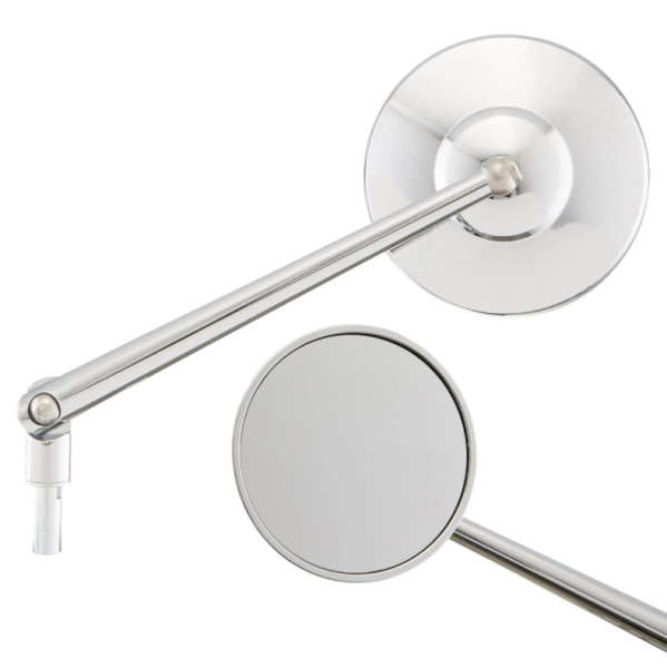 Standard mirror left or right for Vespa PX 125-200cc, chrome