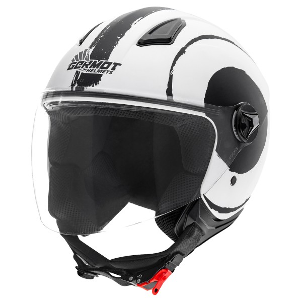 Germot helmet GM 196, matt white / black