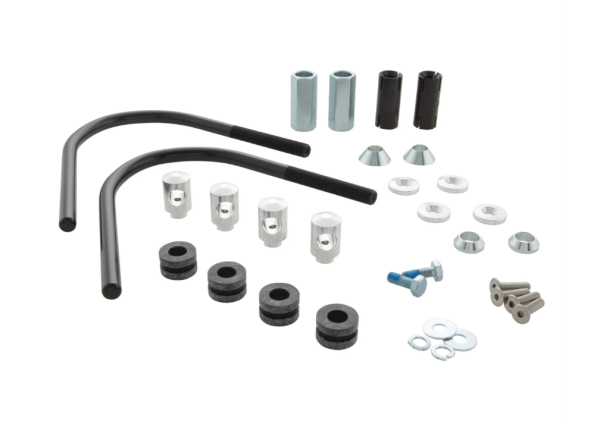 Mounting material Flyscreen for Vespa GTS/GTS Super/GT/GT L 125-300cc, black