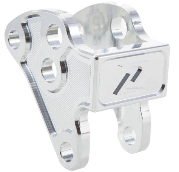 Adapter for lowering shock absorbers, rear for Vespa Primavera/​Sprint, chrome