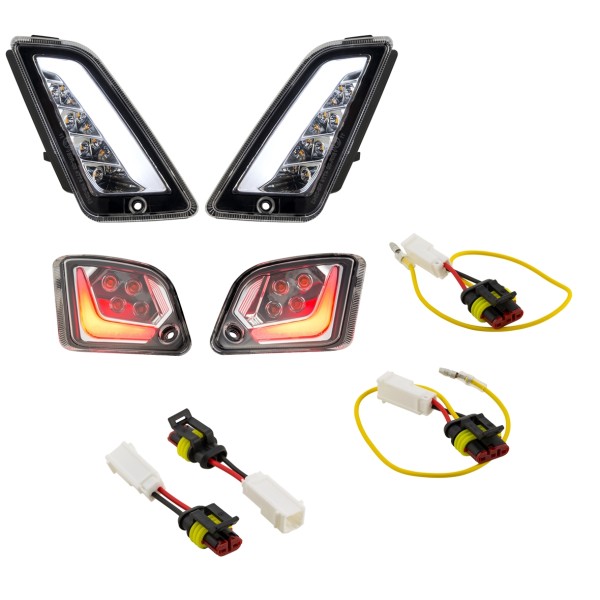 Indicator kit front & rear for Vespa GTS/​GTS Super/​GTV/​GT 60/​GT/​GT L ('03-'13), clear